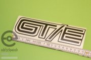 Aufkleber / Dekor / Schriftzug GT/E Opel Manta B GTE 1, schwarz matt outline