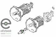 Seal: guide sleeve throwout bearing, Getrag 240 5-speed transmission