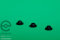 Set of 3 rubber grommets for under radiator grill, various Opels