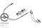 Installation kit clutch cable, various Opels