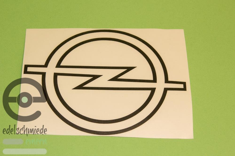 Aufkleber / Dekor / Schriftzug 'Opel Emblem / Opel Zeichen' Manta B