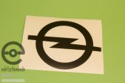 Sticker / Decoration / Logo Opel emblem / symbol 70er Jahre, large, glossy black
